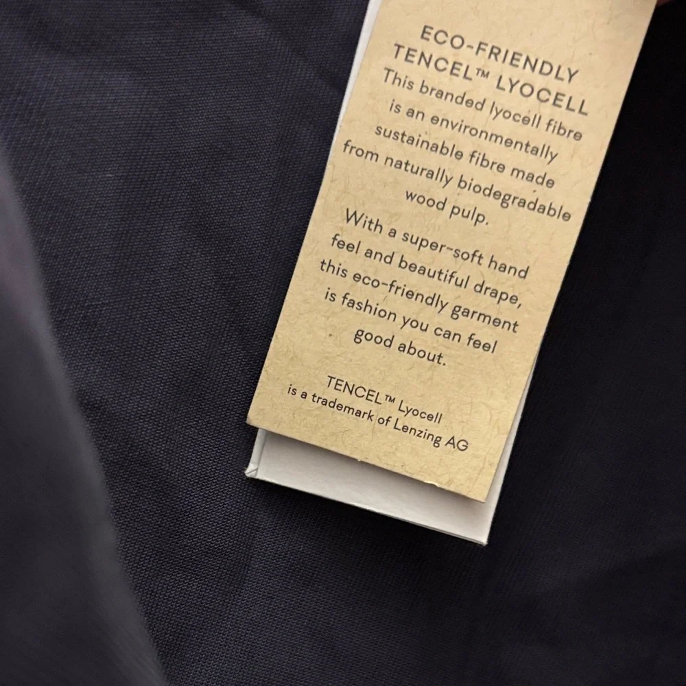 Elegant Navy Blue Trench Coat - Picture 5 of 5